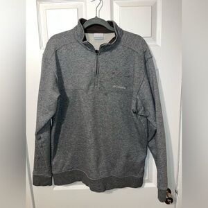 Columbia Men's Gray Zip-Up Sweater